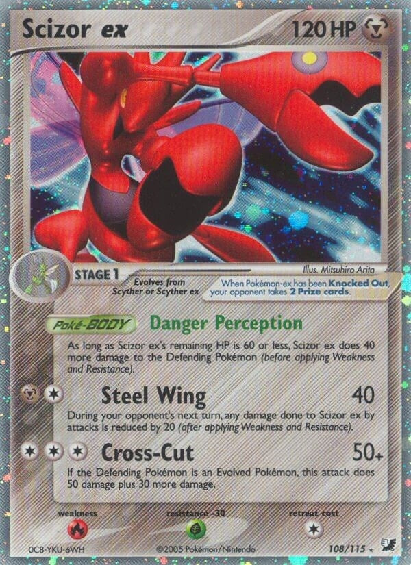 Image for Scizor ex (108/115) (Unseen Forces) - Pokemon