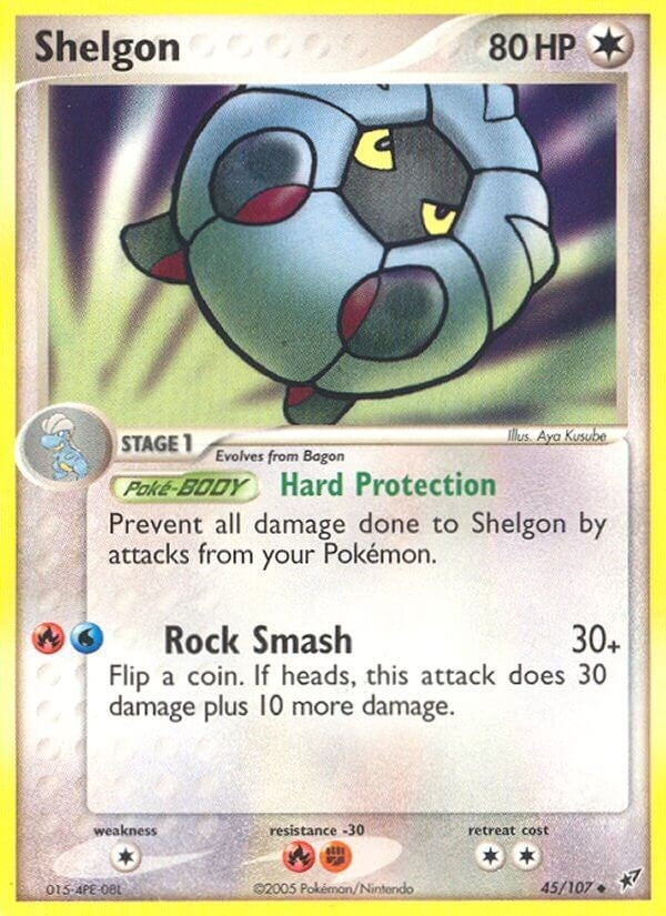 Image for Shelgon (45/107) (Deoxys) - Pokemon