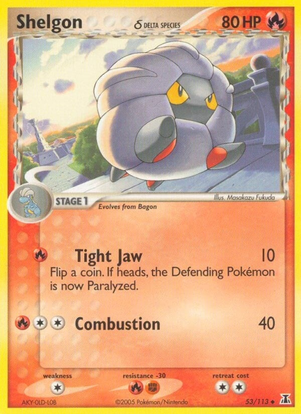 Image for Shelgon - 053/113 (Delta Species) (53/113) (Delta Species) - Pokemon