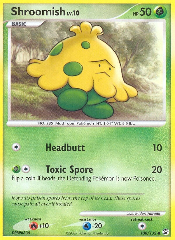 Image for Shroomish (108/132) (Secret Wonders) - Pokemon