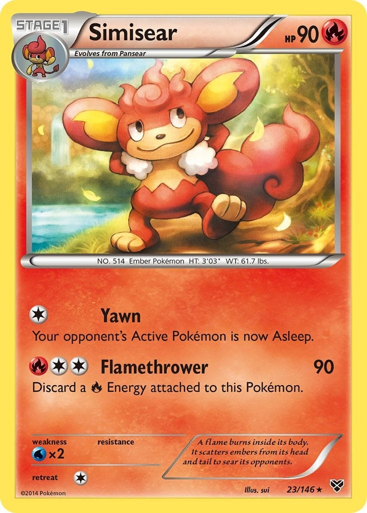 Image for Simisear (23/146) (XY Base Set) - Pokemon
