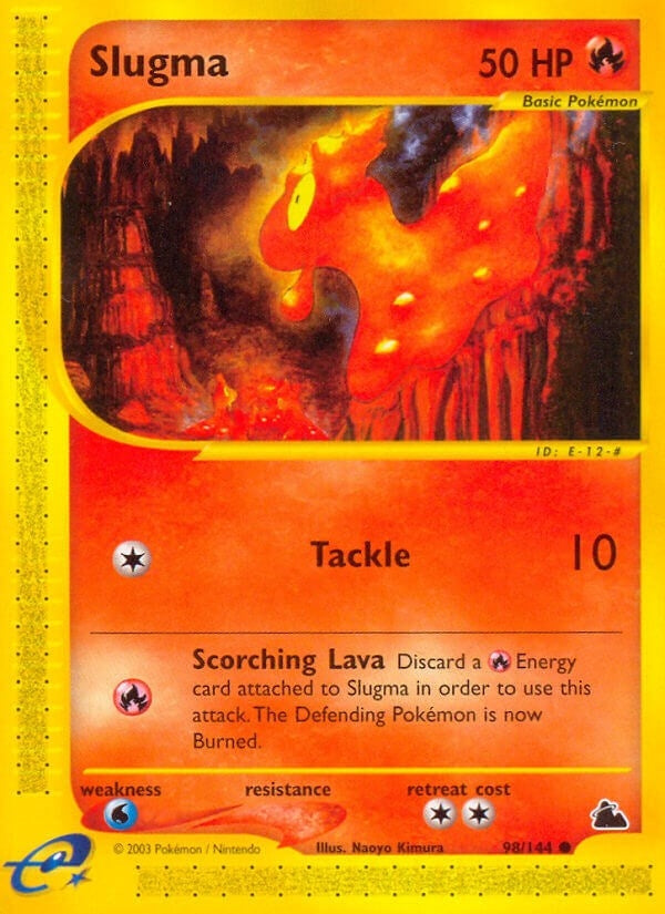 Image for Slugma (98) (098/144) (Skyridge) - Pokemon