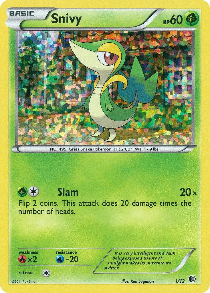 Image for Snivy (001/012) (McDonald's Promos 2011) - Pokemon