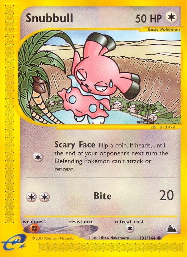 Image for Snubbull (101/144) (Skyridge) - Pokemon
