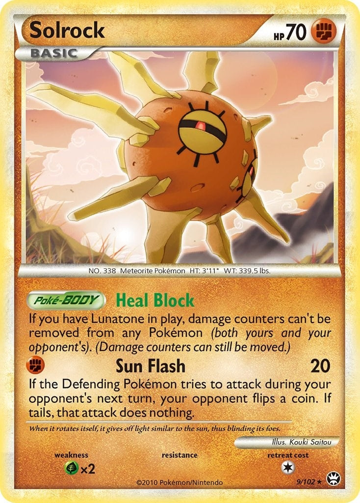 Image for Solrock (9/102) (Triumphant) - Pokemon