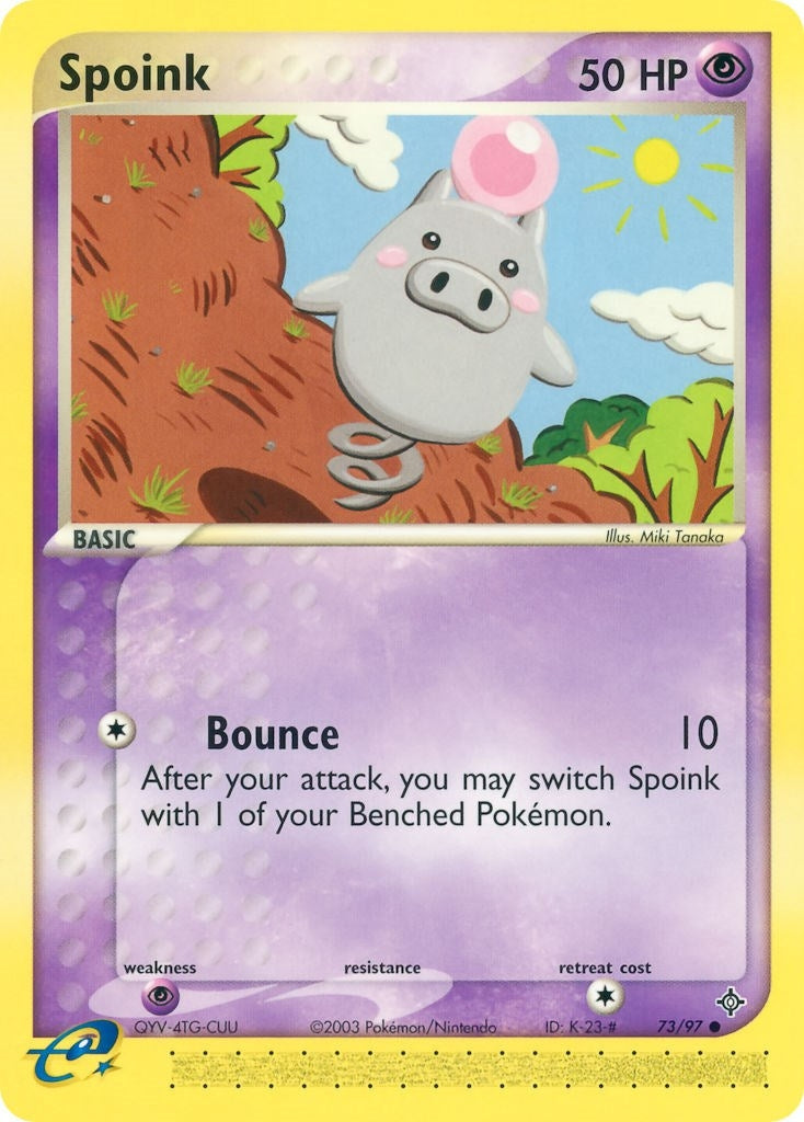 Image for Spoink (73/97) (Dragon) - Pokemon