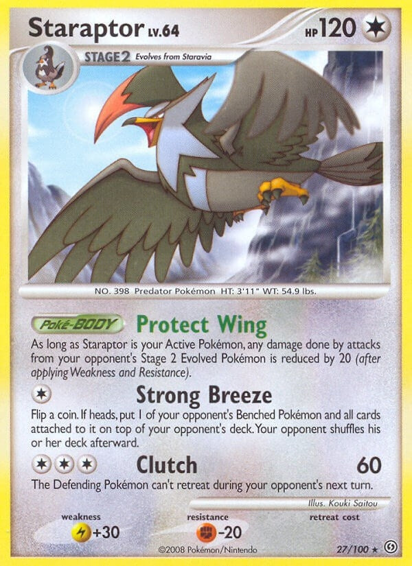 Image for Staraptor (27/100) (Stormfront) - Pokemon