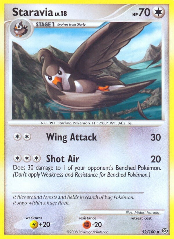 Image for Staravia (52/100) (Stormfront) - Pokemon