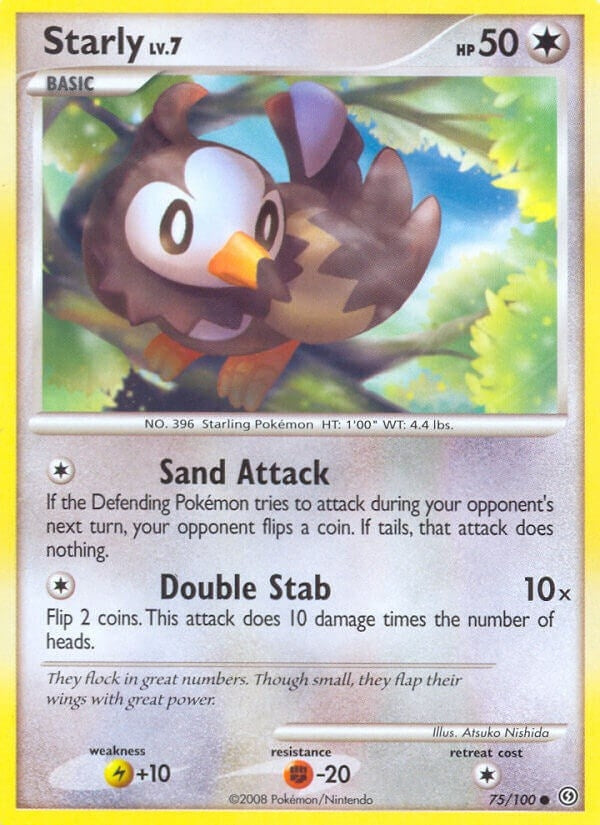 Image for Starly (75/100) (Stormfront) - Pokemon