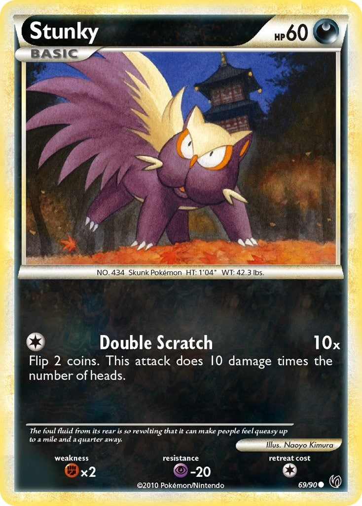 Image for Stunky (69/90) (Undaunted) - Pokemon