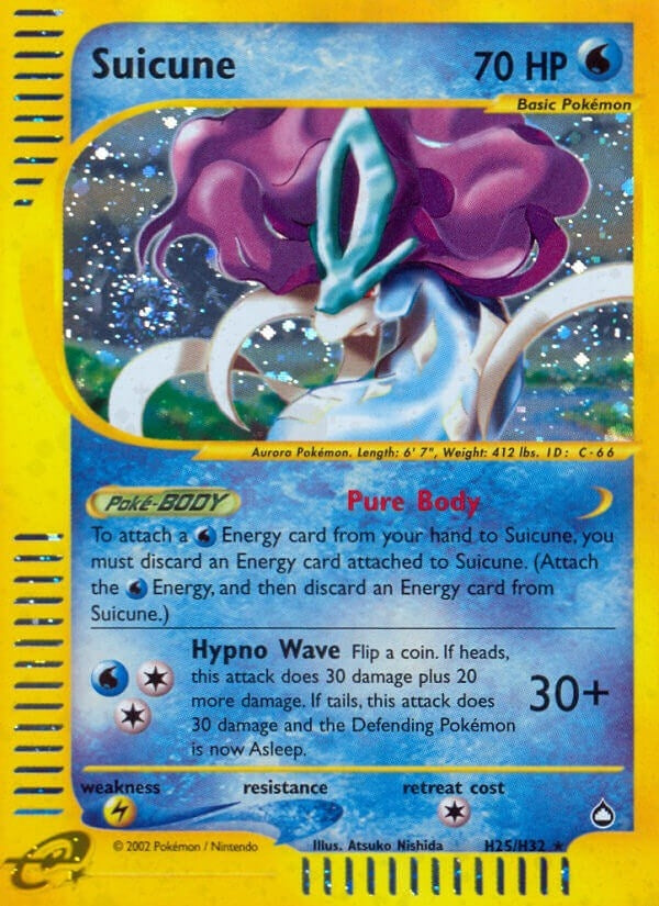 Image for Suicune (H25) (H25/H32) (Aquapolis) - Pokemon