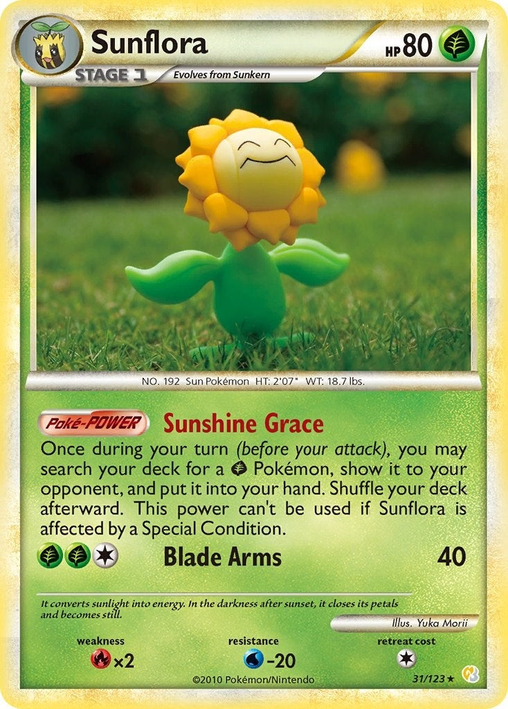 Image for Sunflora (31/123) (HeartGold SoulSilver) - Pokemon