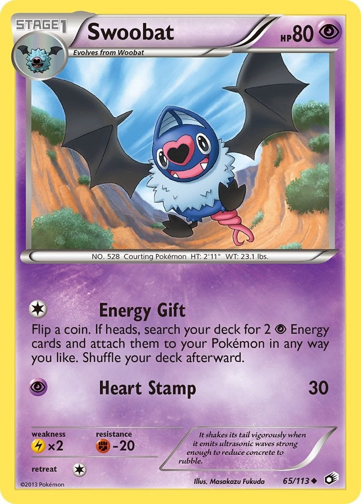 Image for Swoobat (65/113) (Legendary Treasures) - Pokemon
