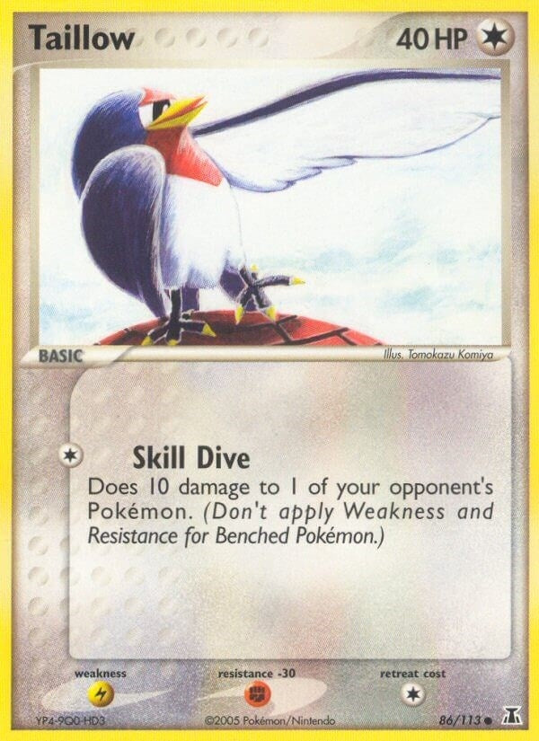 Image for Taillow (86/113) (Delta Species) - Pokemon