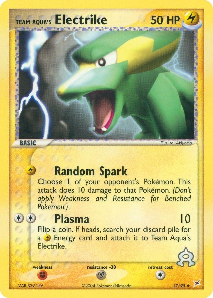 Image for Team Aqua's Electrike (27/95) (Team Magma vs Team Aqua) - Pokemon