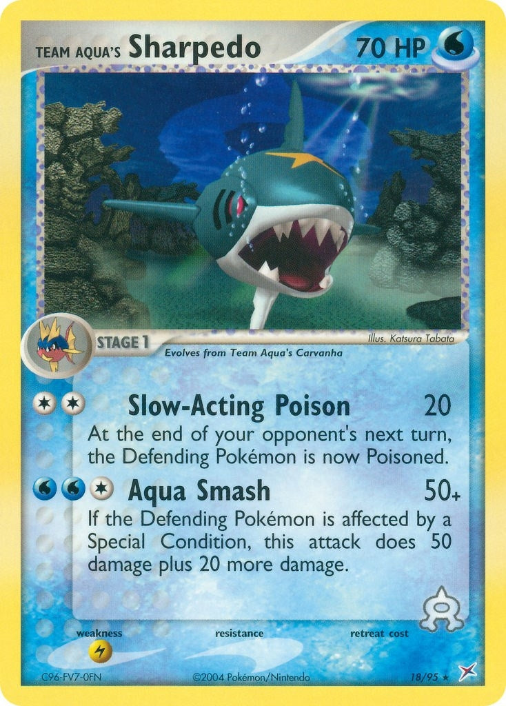 Image for Team Aqua's Sharpedo (18/95) (Team Magma vs Team Aqua) - Pokemon