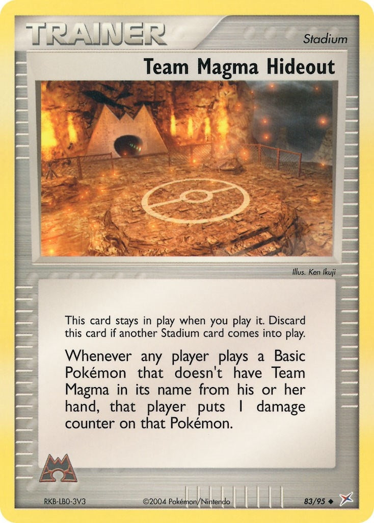 Image for Team Magma Hideout (83/95) (Team Magma vs Team Aqua) - Pokemon
