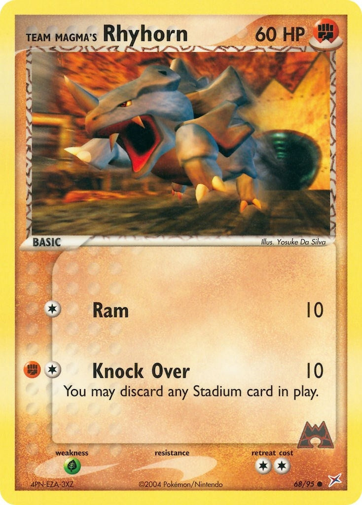 Image for Team Magma's Rhyhorn (68/95) (Team Magma vs Team Aqua) - Pokemon