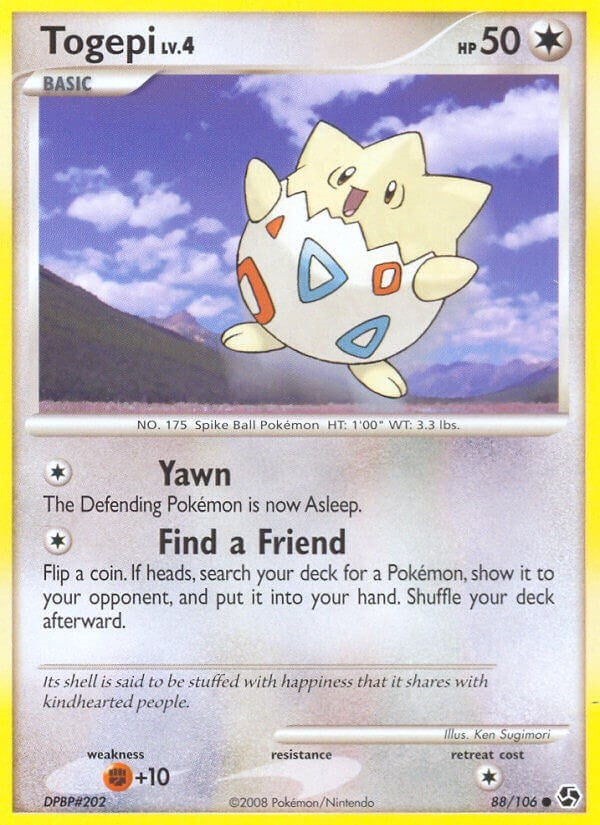 Image for Togepi (88/106) (Great Encounters) - Pokemon