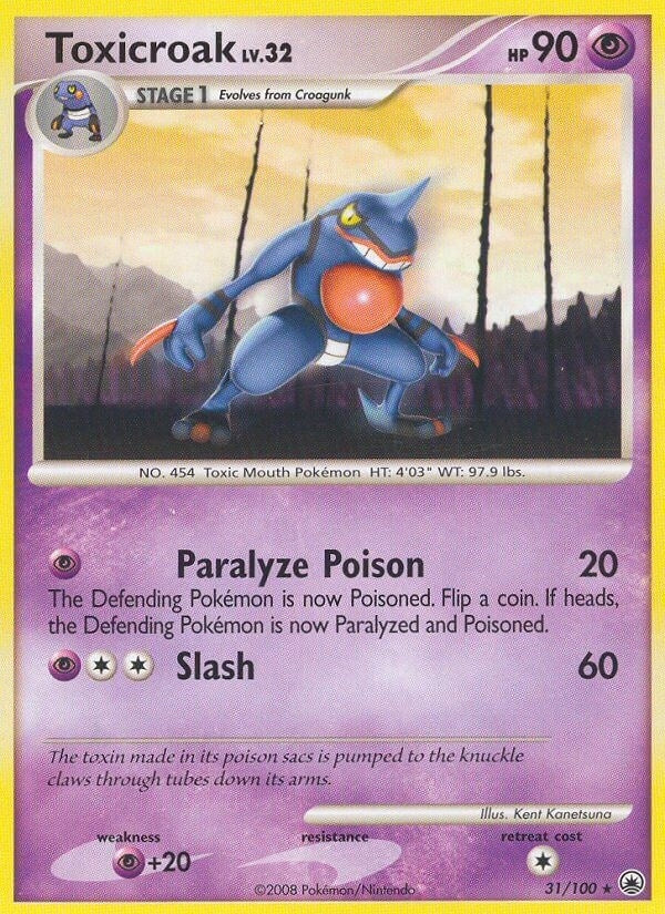 Image for Toxicroak (31/100) (Majestic Dawn) - Pokemon