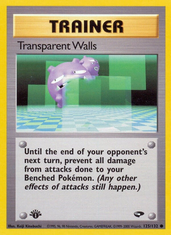 Image for Transparent Walls (125/132) (Gym Challenge) - Pokemon