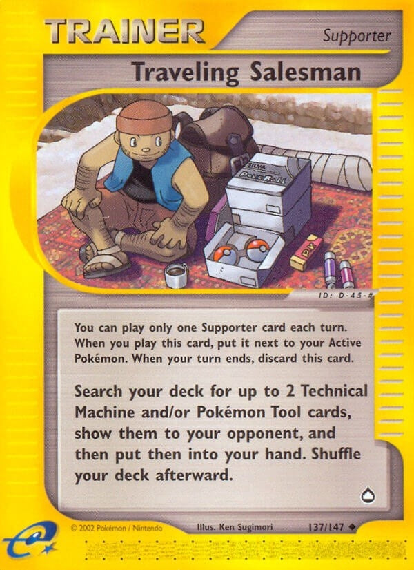 Image for Traveling Salesman (137/147) (Aquapolis) - Pokemon