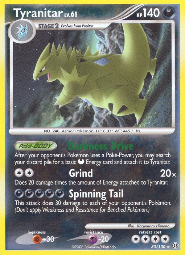 Image for Tyranitar (30/100) (Stormfront) - Pokemon