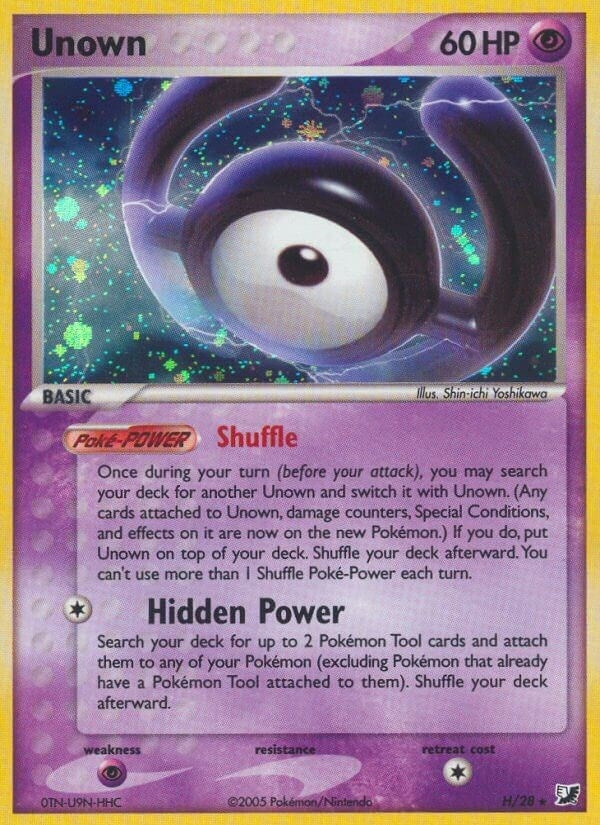 Image for Unown (H) (H/28) (Unseen Forces) - Pokemon