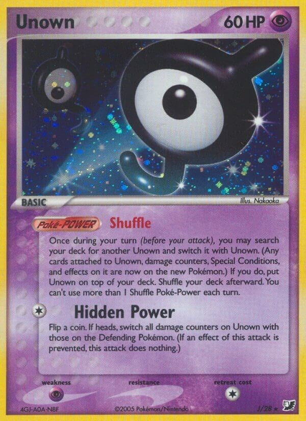 Image for Unown (J) (J/28) (Unseen Forces) - Pokemon