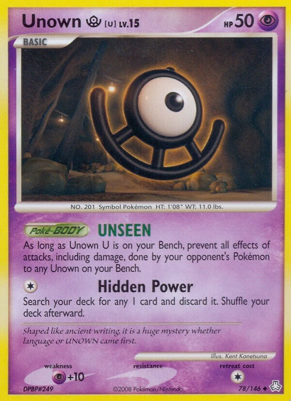 Image for Unown (U) (78/146) (Legends Awakened) - Pokemon