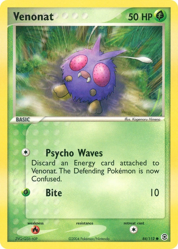 Image for Venonat (84/112) (FireRed & LeafGreen) - Pokemon