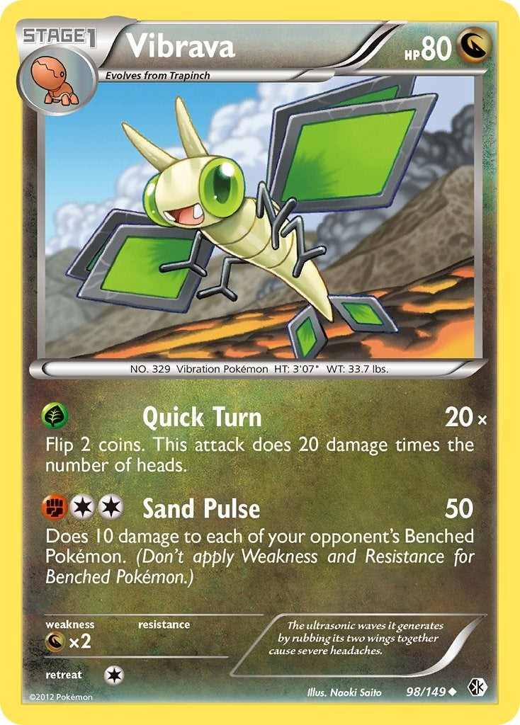 Image for Vibrava (98/149) (Boundaries Crossed) - Pokemon