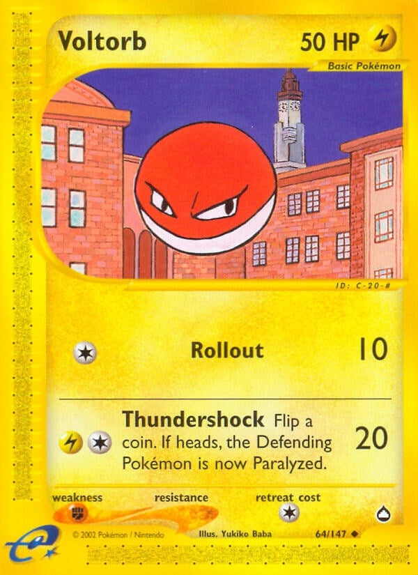 Image for Voltorb (64) (064/147) (Aquapolis) - Pokemon