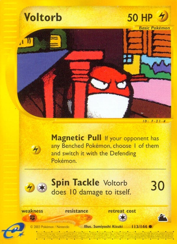 Image for Voltorb (113/144) (Skyridge) - Pokemon