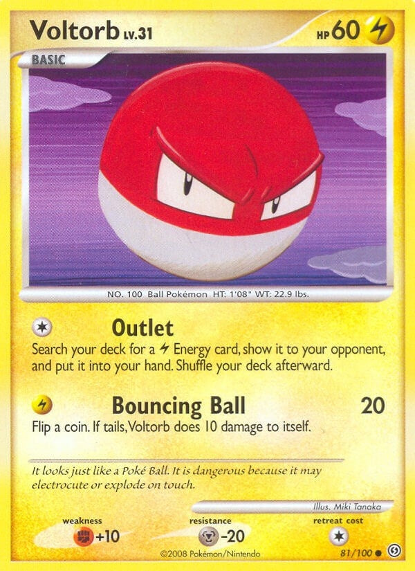 Image for Voltorb (81) (81/100) (Stormfront) - Pokemon