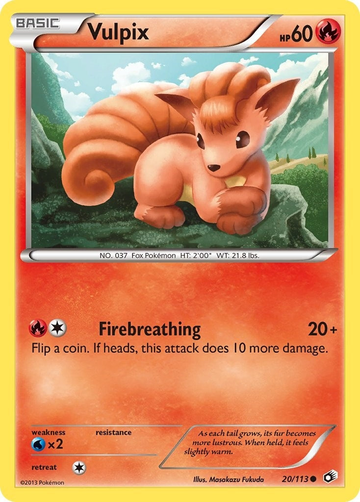 Image for Vulpix (20/113) (Legendary Treasures) - Pokemon