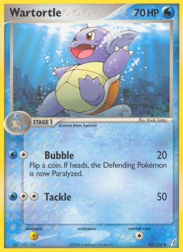 Image for Wartortle (42/100) (Crystal Guardians) - Pokemon