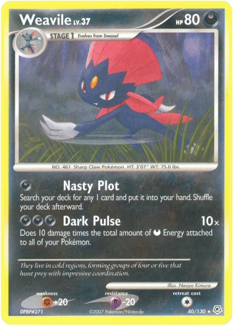Image for Weavile (40/130) (Diamond and Pearl) - Pokemon
