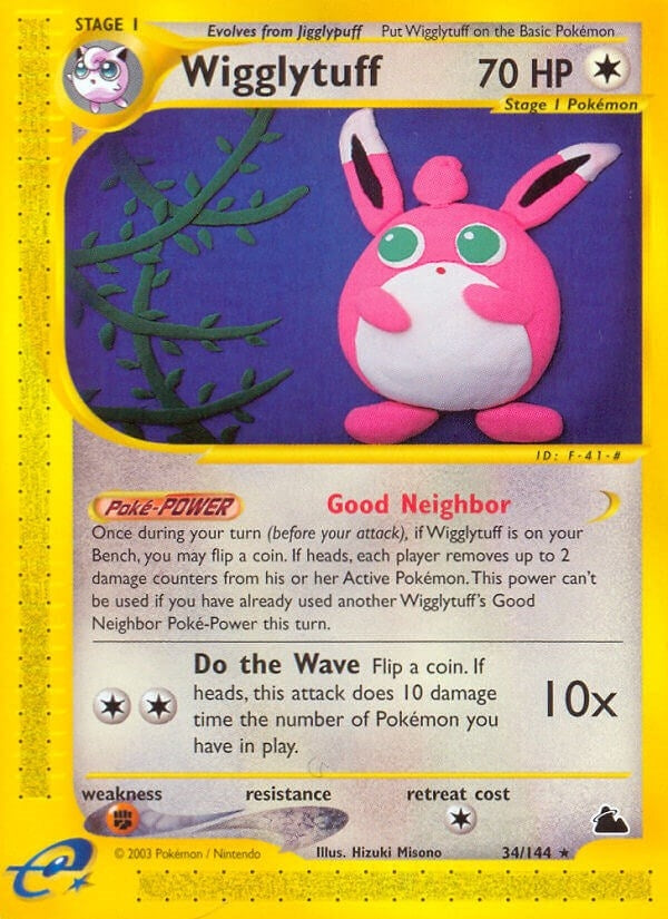 Image for Wigglytuff (034/144) (Skyridge) - Pokemon