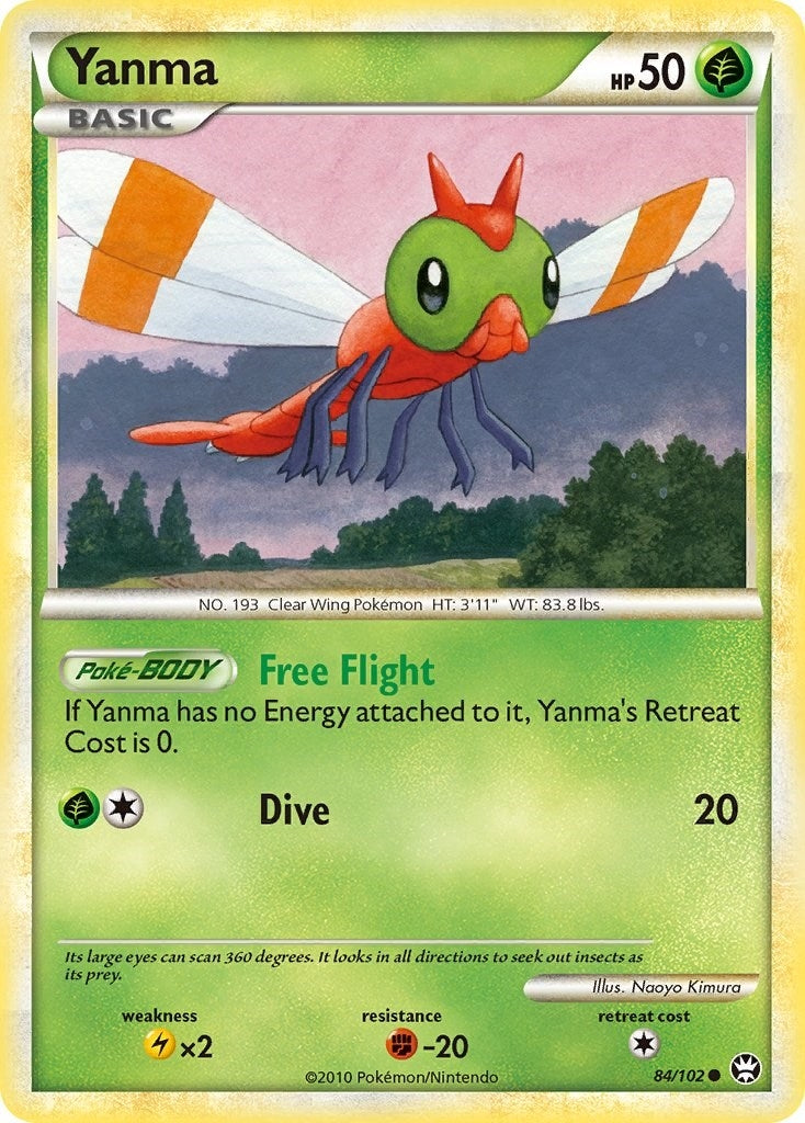 Image for Yanma (84/102) (Triumphant) - Pokemon