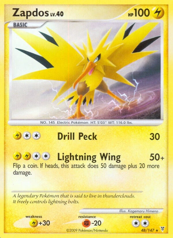 Image for Zapdos (48) (48) (Supreme Victors) - Pokemon