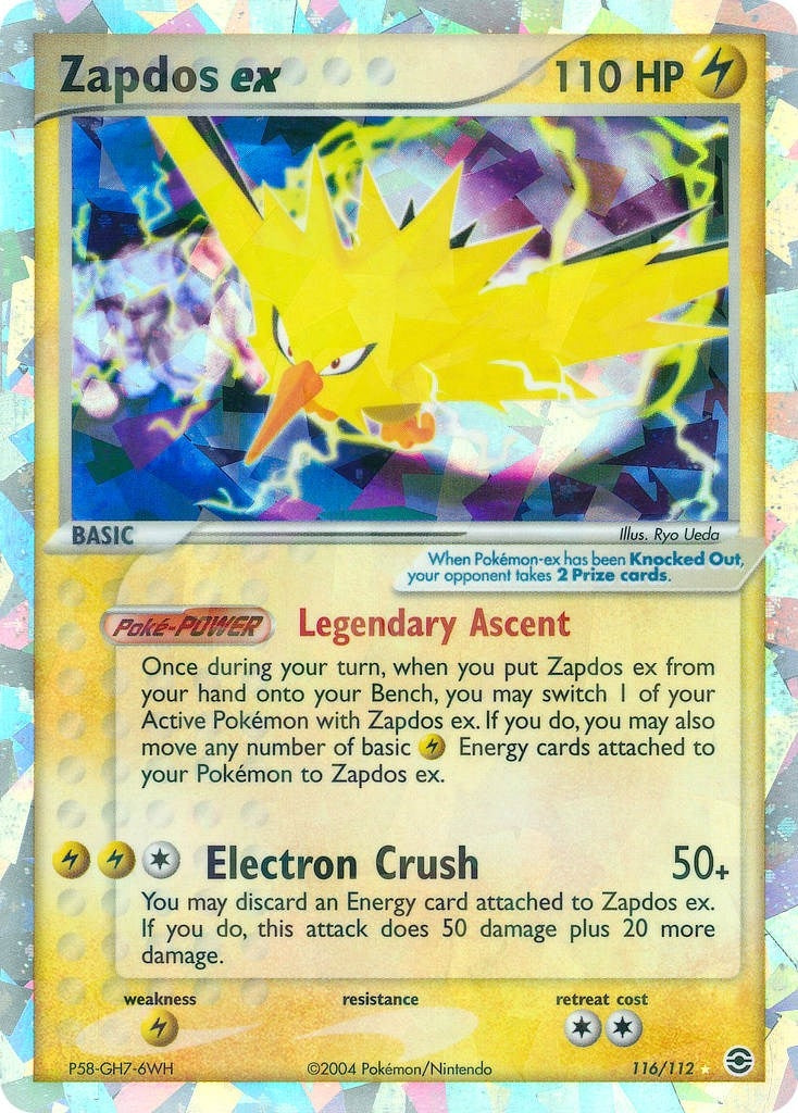 Image for Zapdos ex (116/112) (FireRed & LeafGreen) - Pokemon
