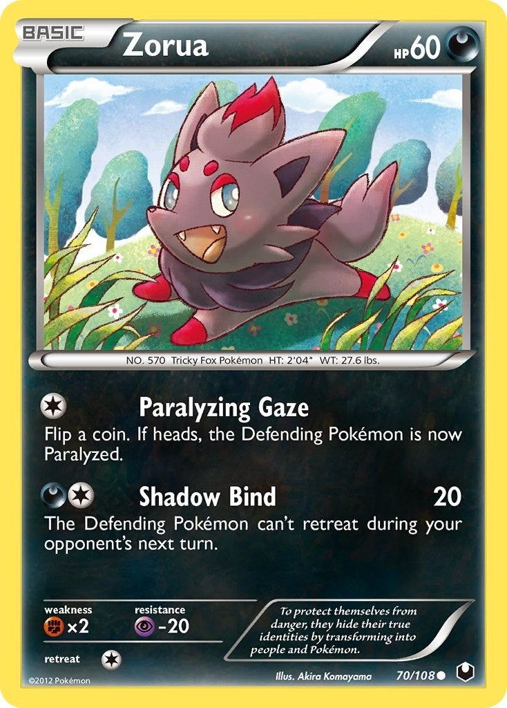 Image for Zorua (70) (70/108) (Dark Explorers) - Pokemon