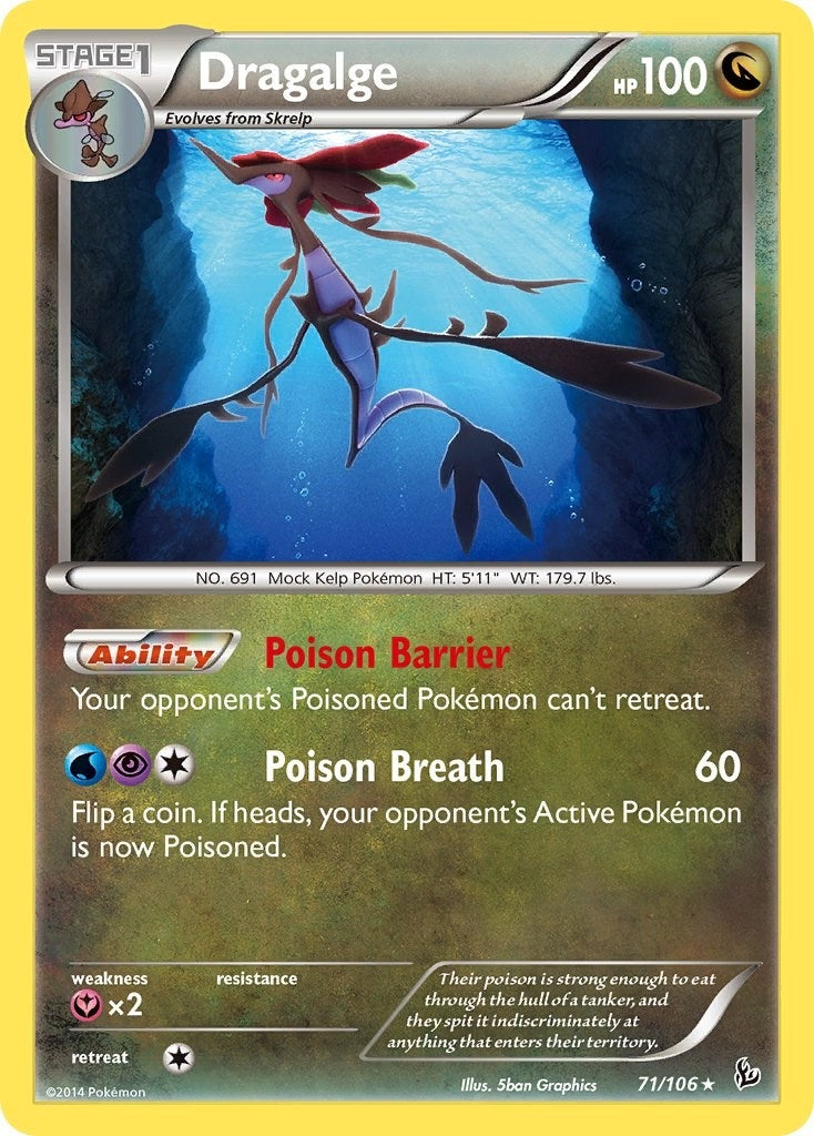 Image for Dragalge (71/106) (XY - Flashfire) - Pokemon