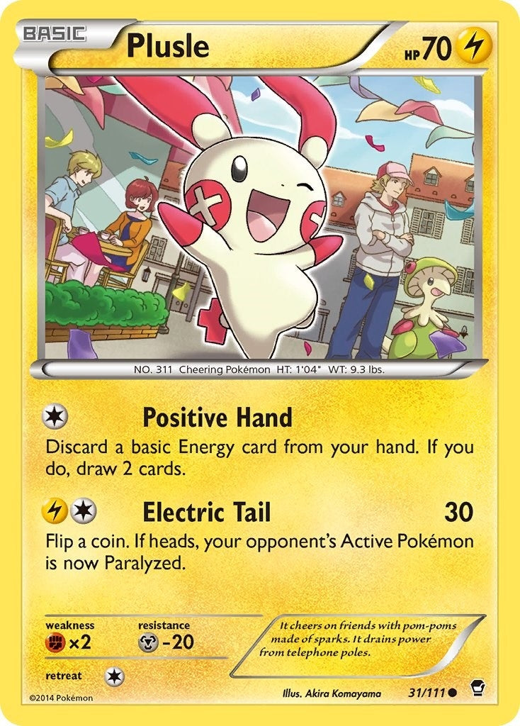 Image for Plusle (31/111) (XY - Furious Fists) - Pokemon