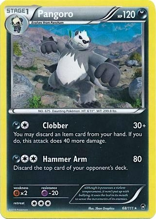 Image for Pangoro - 68/111 (Cracked Ice Holo) (068/111) (Deck Exclusives) - Pokemon