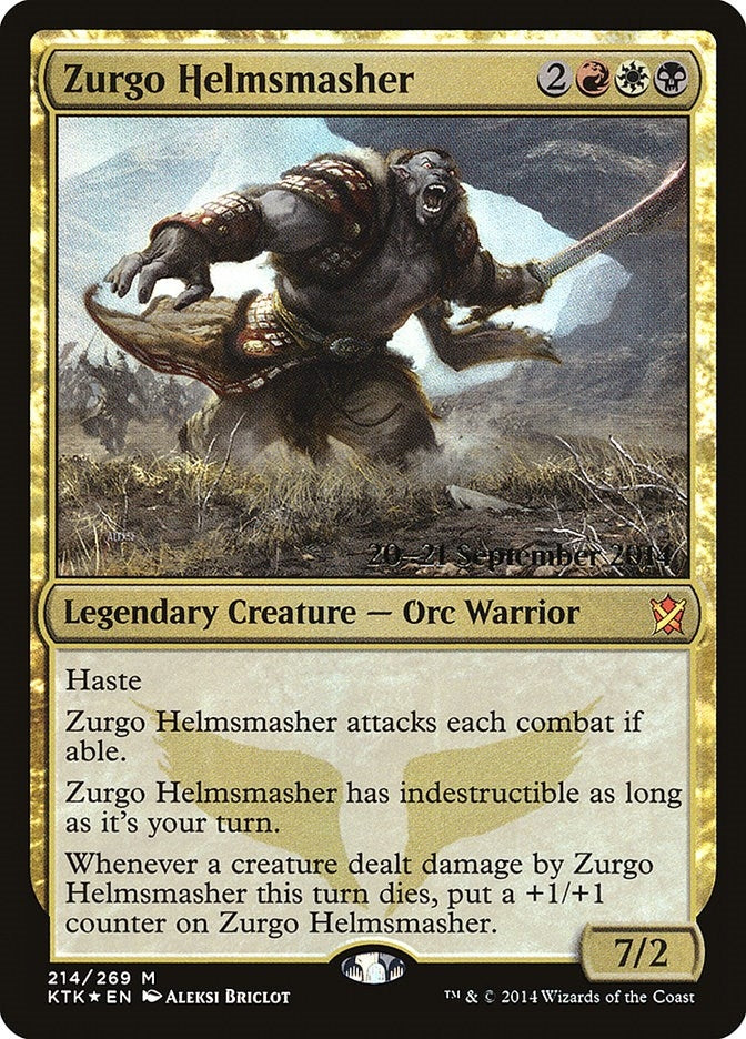 Image for Zurgo Helmsmasher (214) - Magic: The Gathering