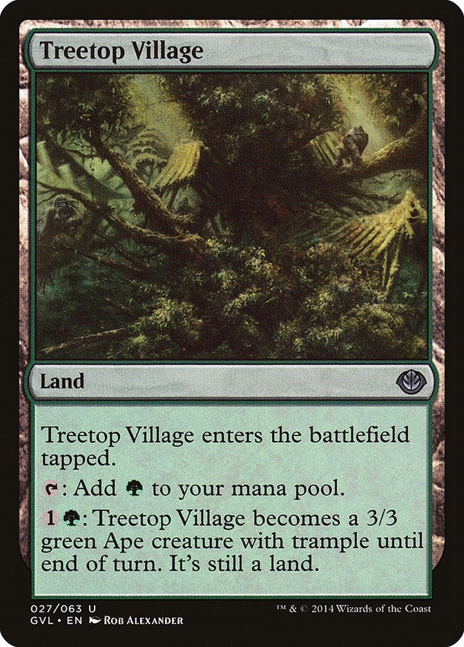 Image for Treetop Village (27) - Magic: The Gathering
