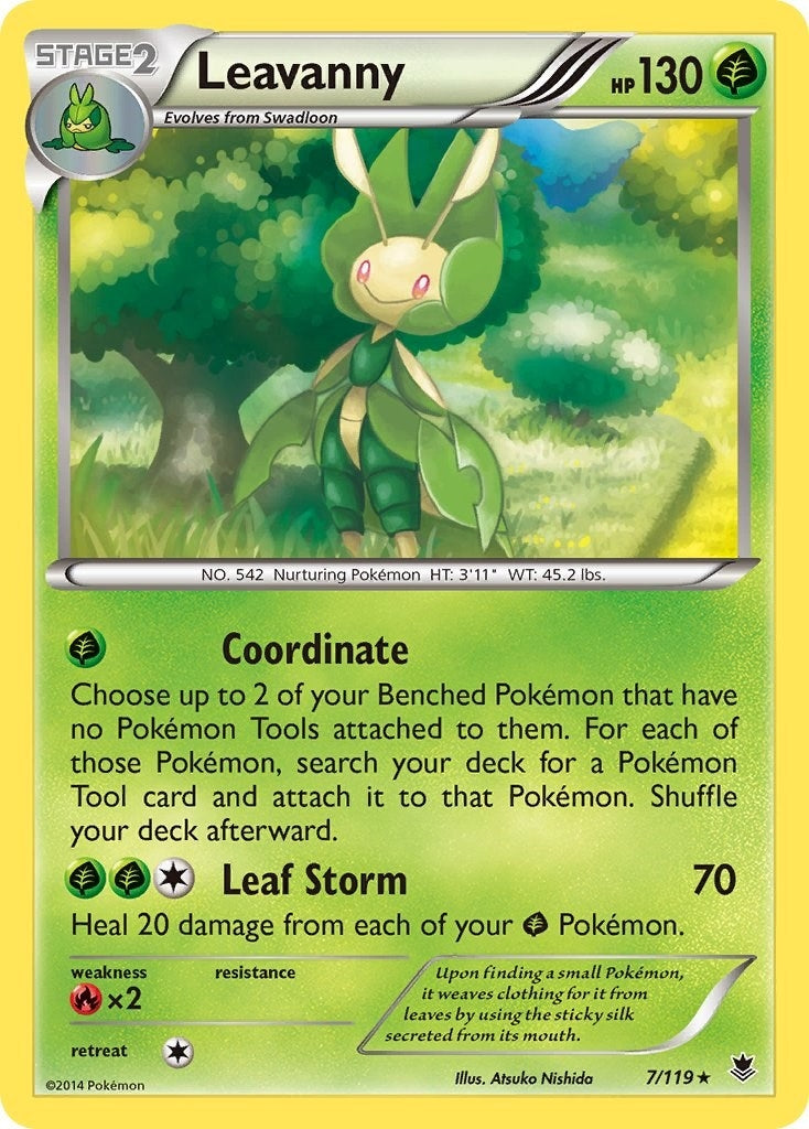 Image for Leavanny (7/119) (XY - Phantom Forces) - Pokemon