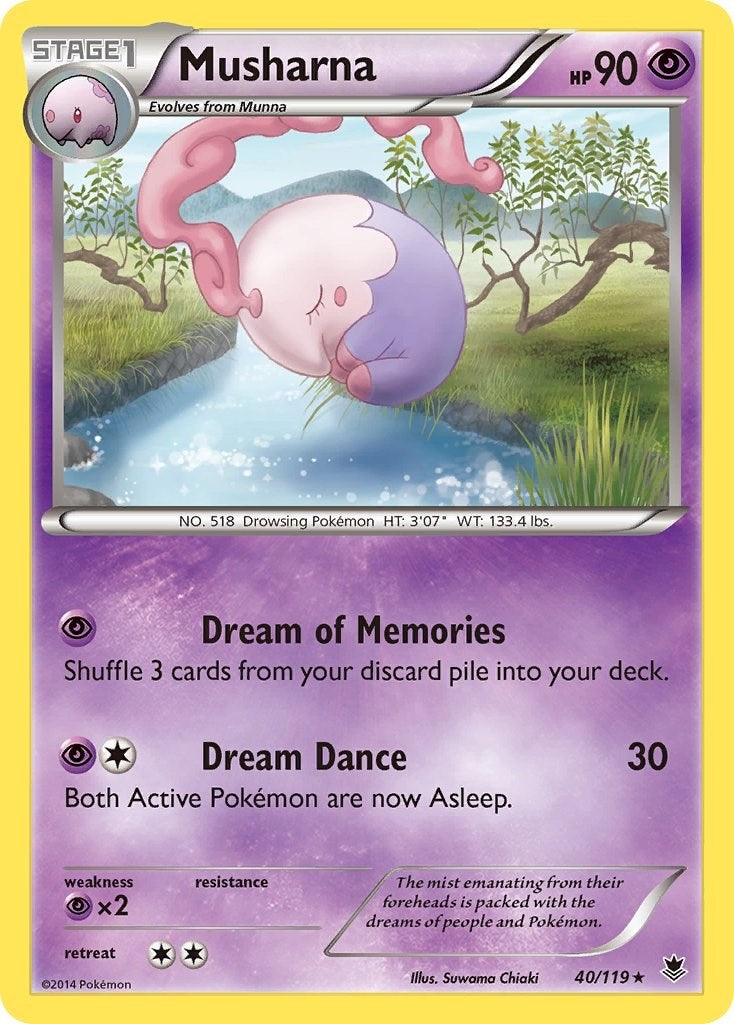 Image for Musharna (40/119) (XY - Phantom Forces) - Pokemon